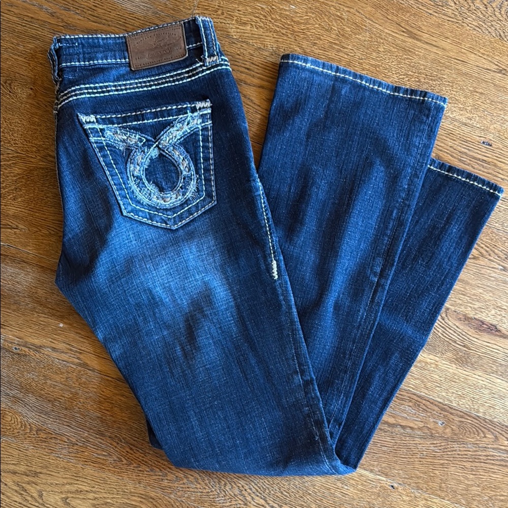 Big Star Blue Boot Cut Jeans Classic Style